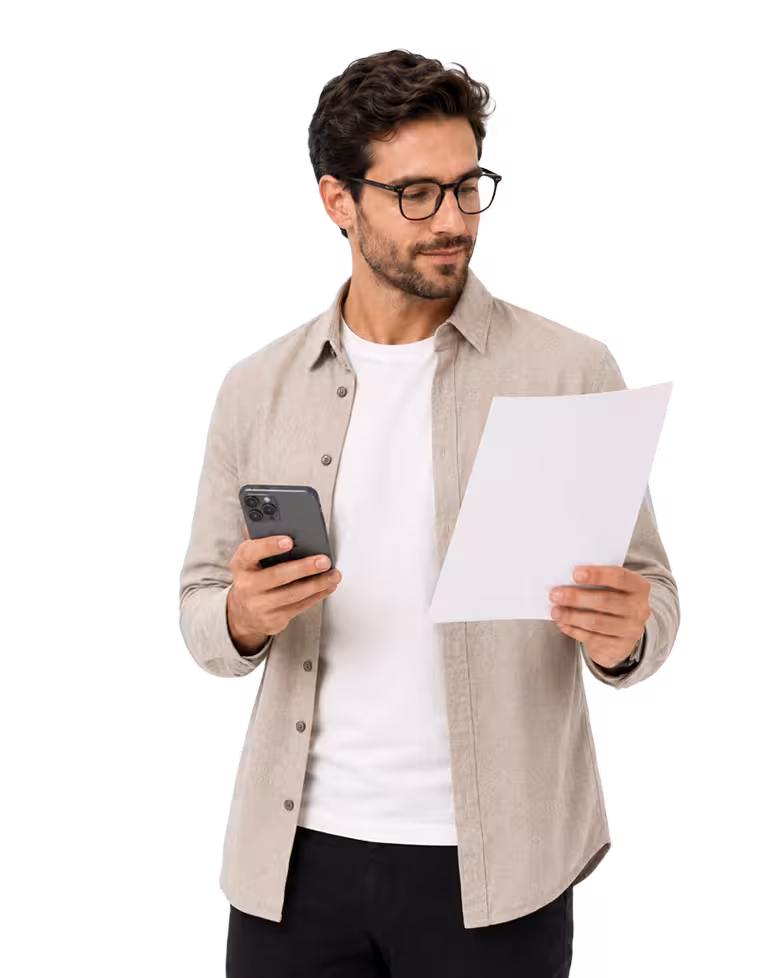 Business owner tracking invoice payments