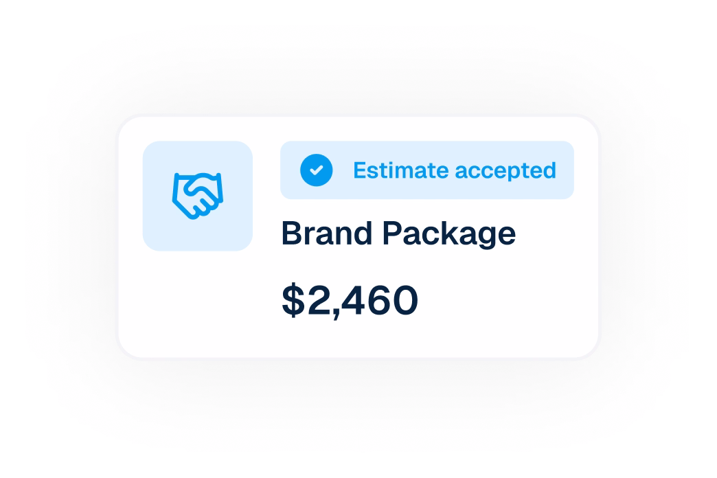 Estimate accepted